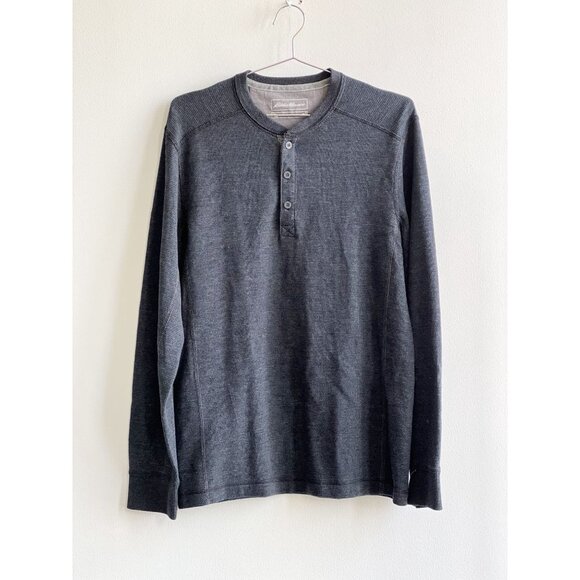 Eddie Bauer waffle cotton blend long sleeve‎ shirt SZ: S - Picture 9 of 9